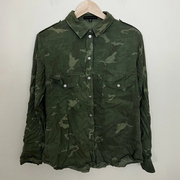 Sanctuary • Camo Button Down Shirt - Picture 1 of 8